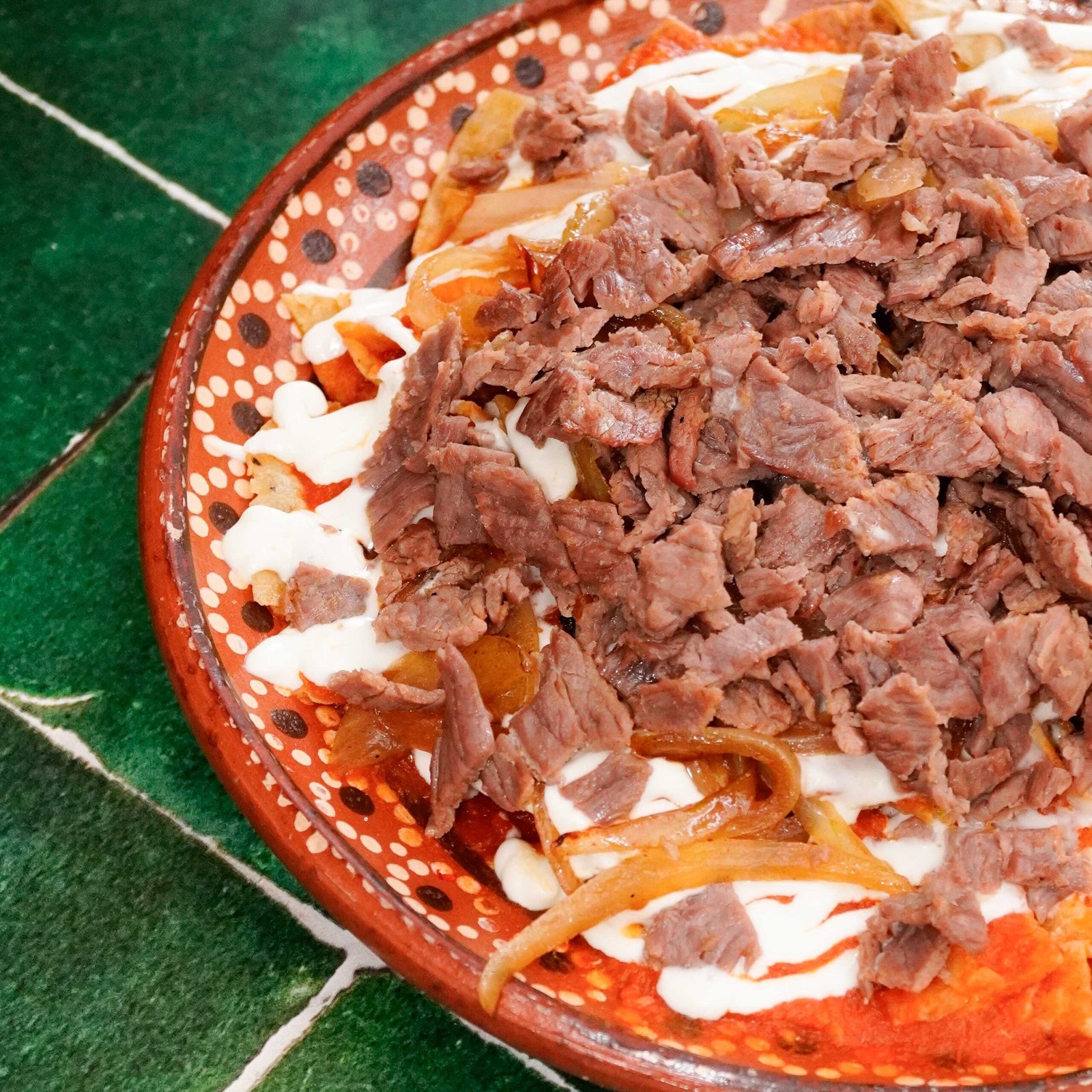 Chilaquiles con Cecina