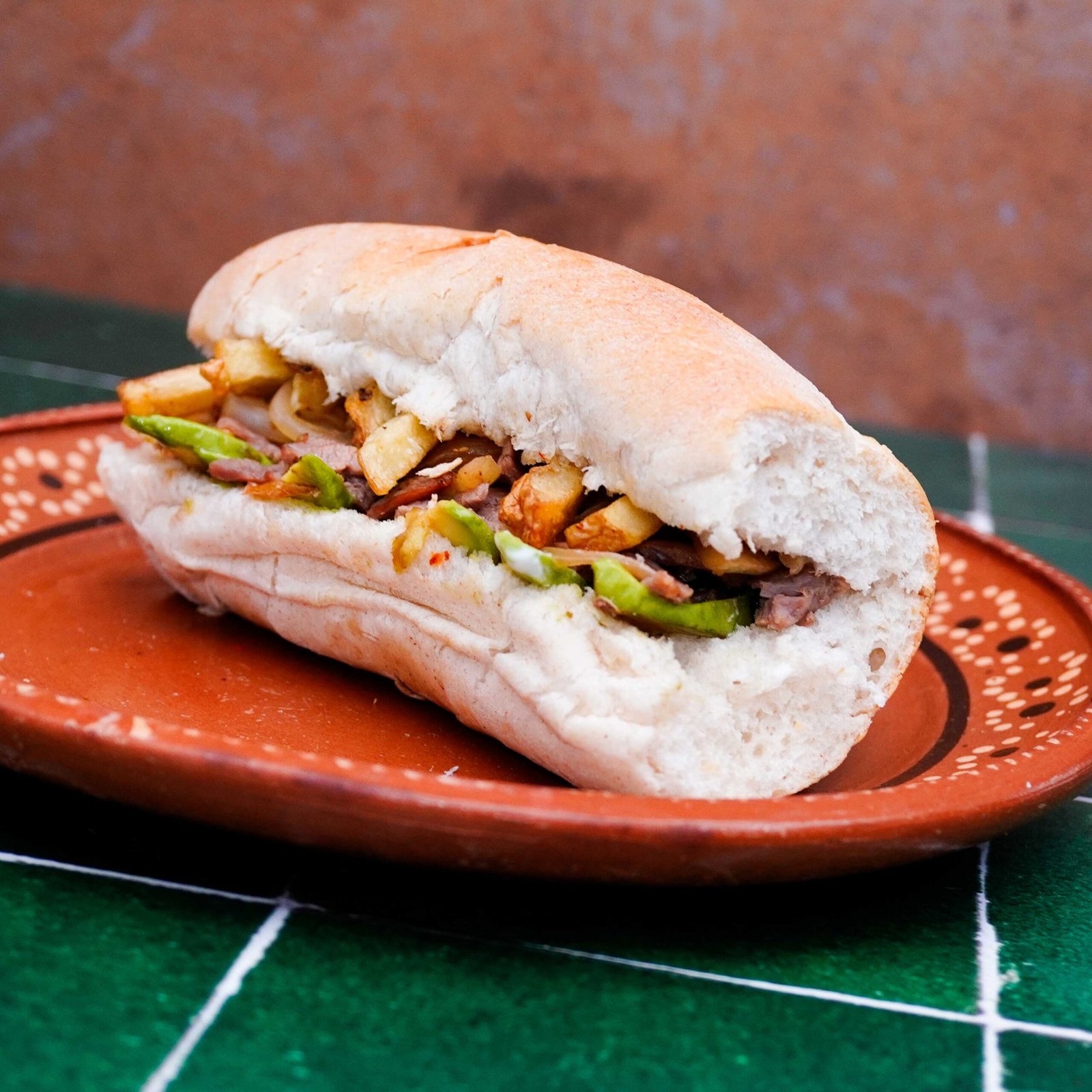 Torta de Cecina con aguacate
